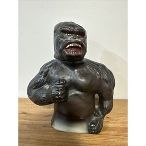 1976 King Kong Jim Beam Decanter Regal Paramount Movie Release Bourbon Bottle